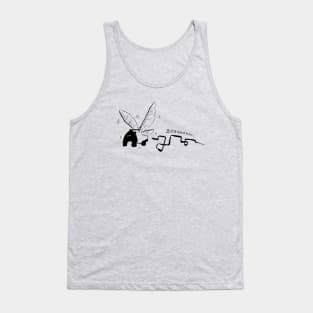 Cute Magical Fantastic Chubby Flying Fairy Tapir Tank Top